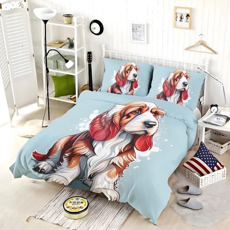 Petit Basset Griffon Vendeen Charm Delightful Dog Bedding Set