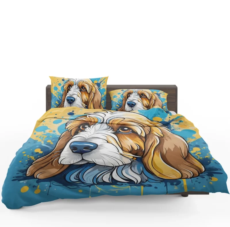 Petit Basset Griffon Vendeen Lovable Dog Companion Bedding Set 1