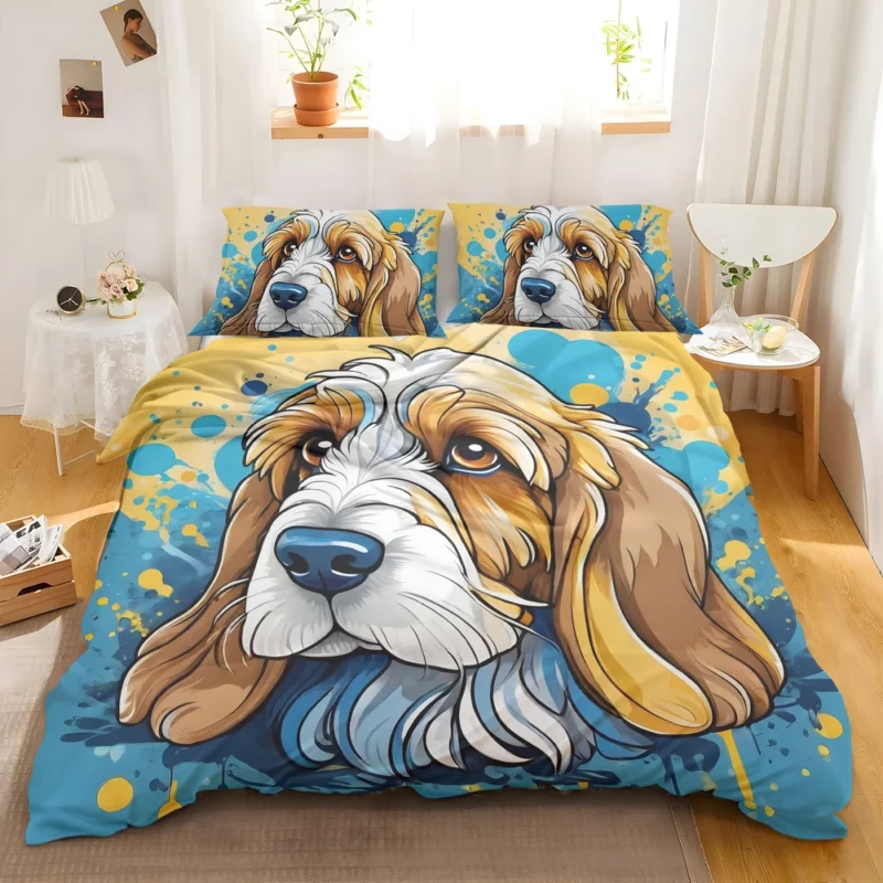 Petit Basset Griffon Vendeen Lovable Dog Companion Bedding Set 2