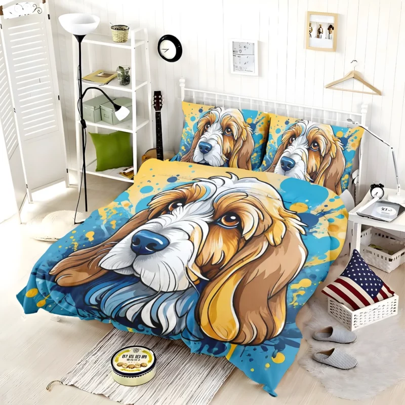 Petit Basset Griffon Vendeen Lovable Dog Companion Bedding Set