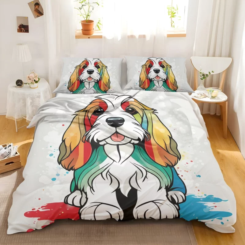 Petit Basset Griffon Vendeen The Playful Dog Bedding Set 2