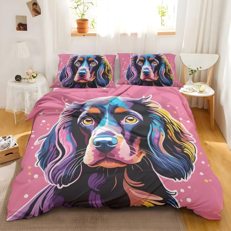 Playful Boykin Spaniel Dog Bedding Set 2