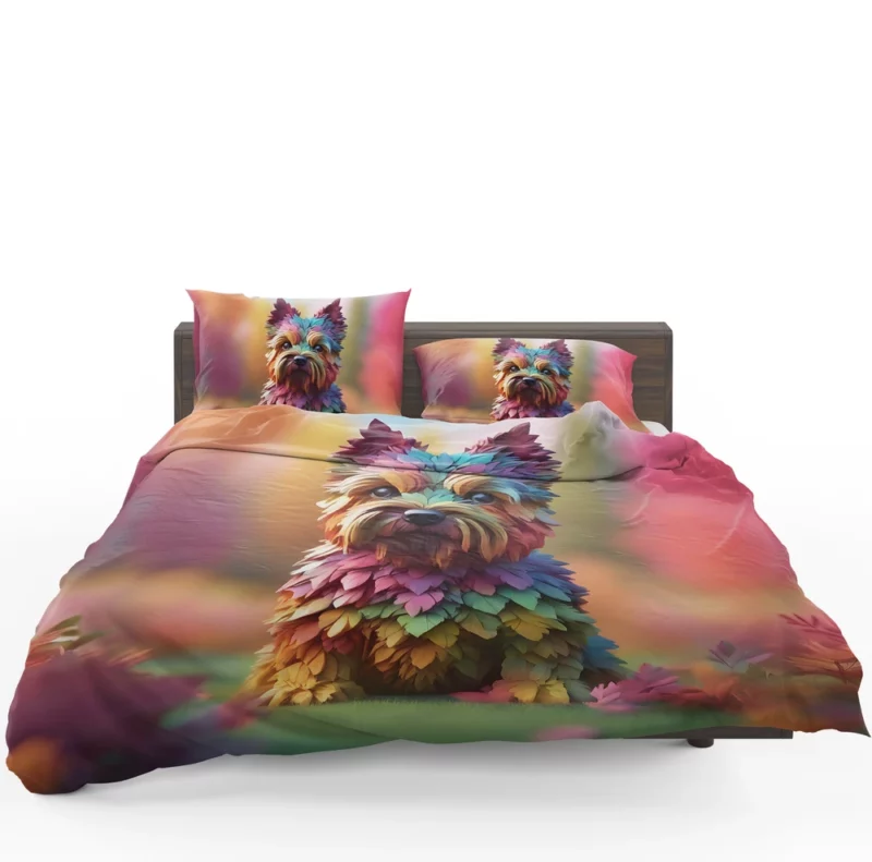 Playful Cairn Terrier Dog Delight Bedding Set 1