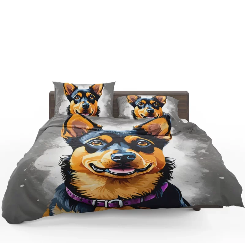 Playful Charm Teen Lancashire Heeler Joy Bedding Set 1