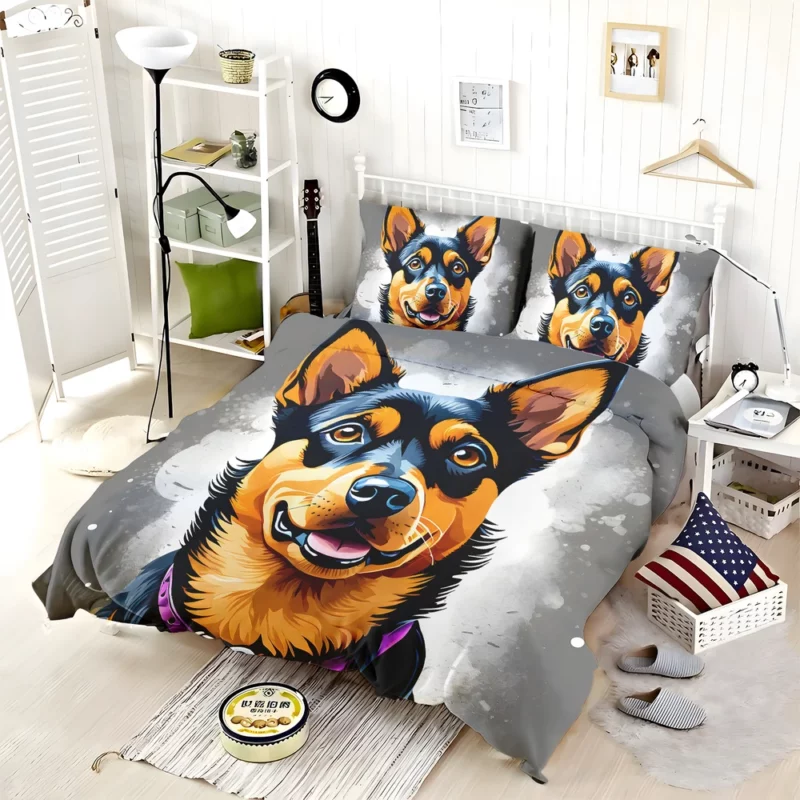 Playful Charm Teen Lancashire Heeler Joy Bedding Set