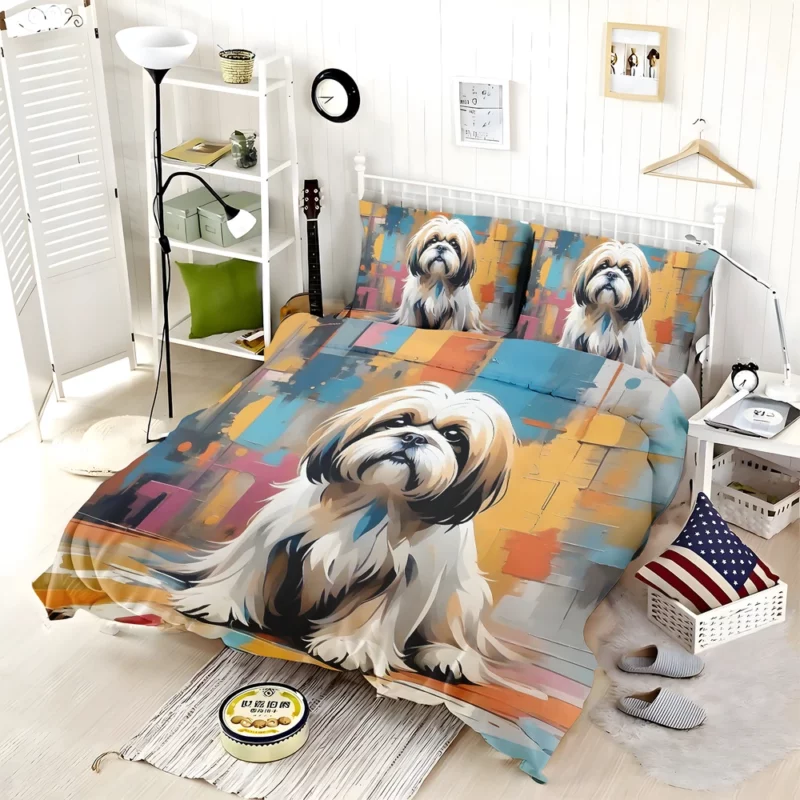 Playful Charm Teen Lhasa Apso Joy Bedding Set