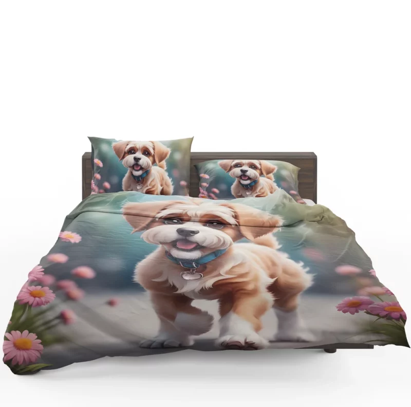 Playful Charm Teen Lowchen Joy Bedding Set 1