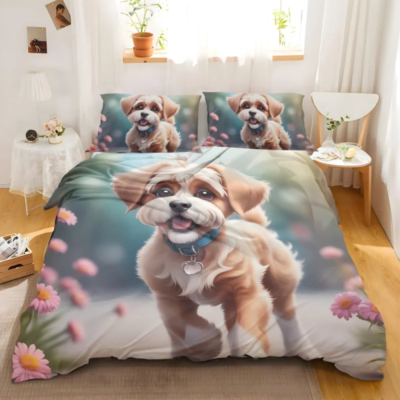 Playful Charm Teen Lowchen Joy Bedding Set 2