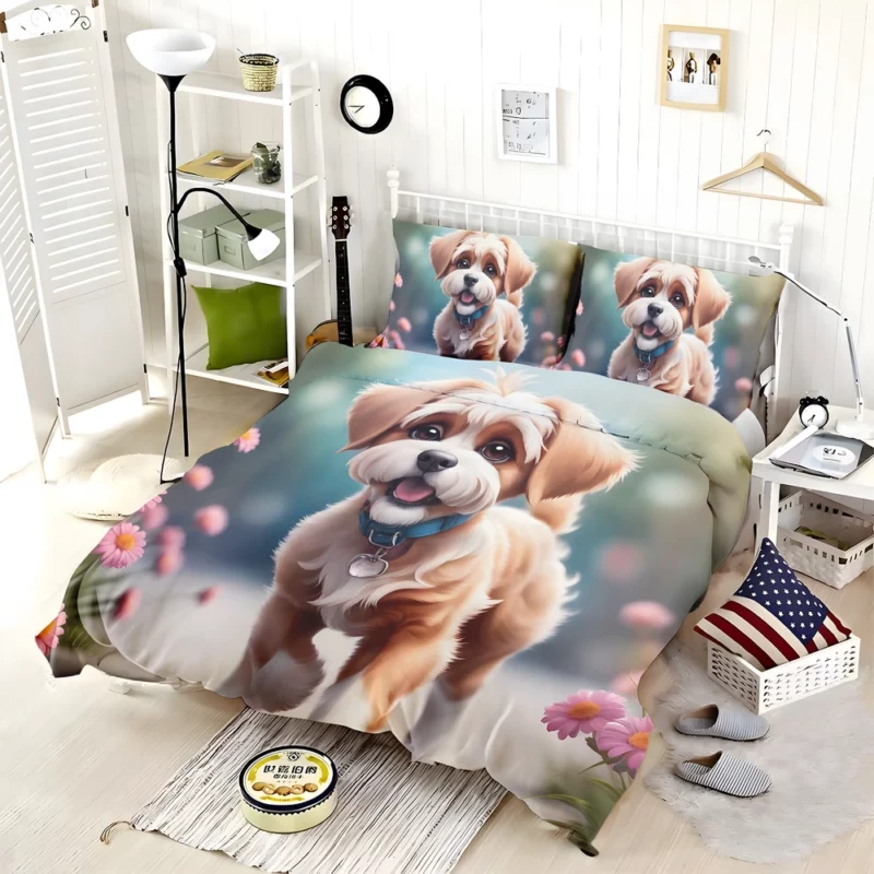 Playful Charm Teen Lowchen Joy Bedding Set