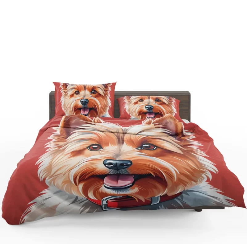 Playful Charm Teen Norwich Terrier Joy Bedding Set 1