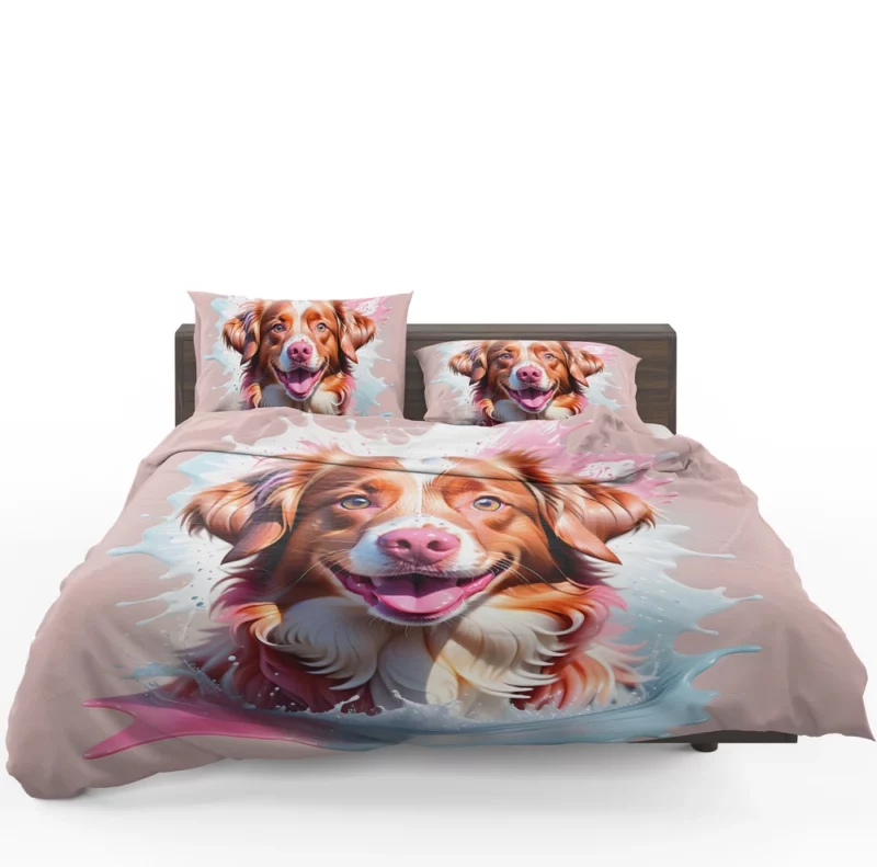 Playful Charm Teen Nova Scotia Duck Tolling Retriever Joy Bedding Set 1