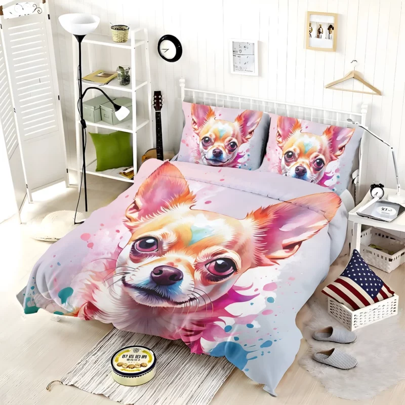 Playful Chihuahua Pal Teen Lively Sidekick Bedding Set