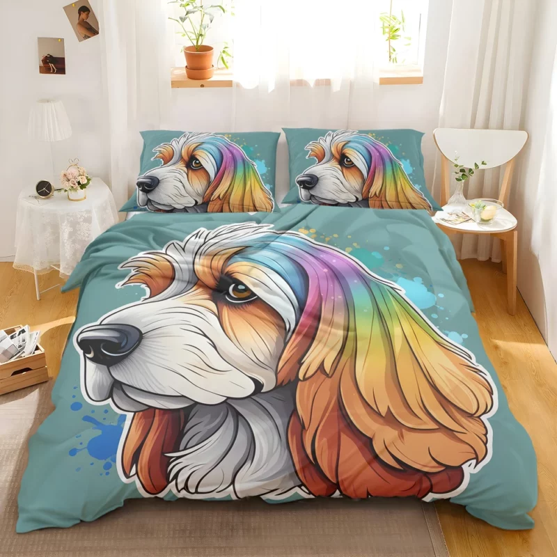 Playful Petit Basset Griffon Vendeen Charmer Bedding Set 2