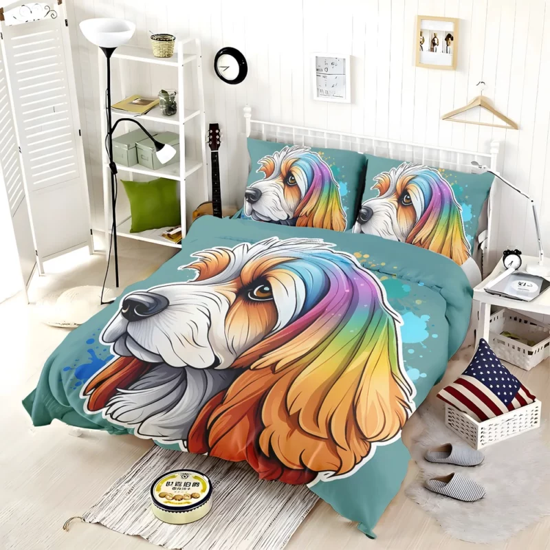 Playful Petit Basset Griffon Vendeen Charmer Bedding Set