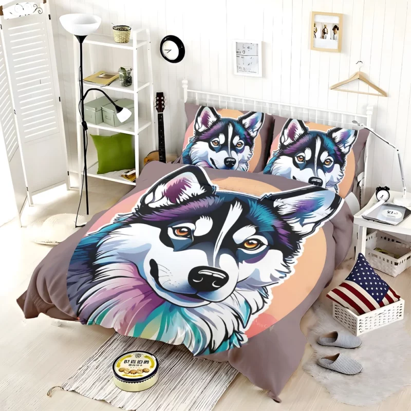 Playful Pint-sized Pal Alaskan Klee Dog Bedding Set