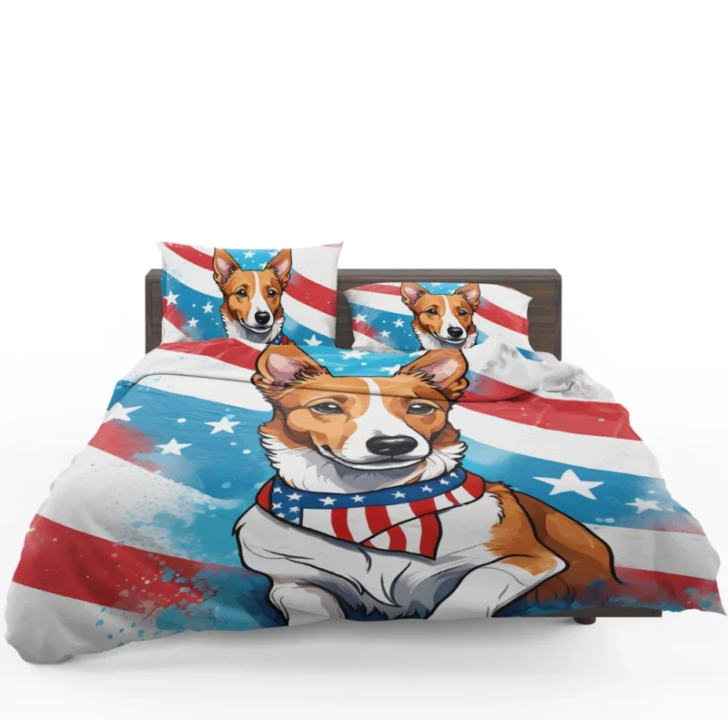 Playful Portuguese Podengo Devoted Dog Companion Bedding Set 1