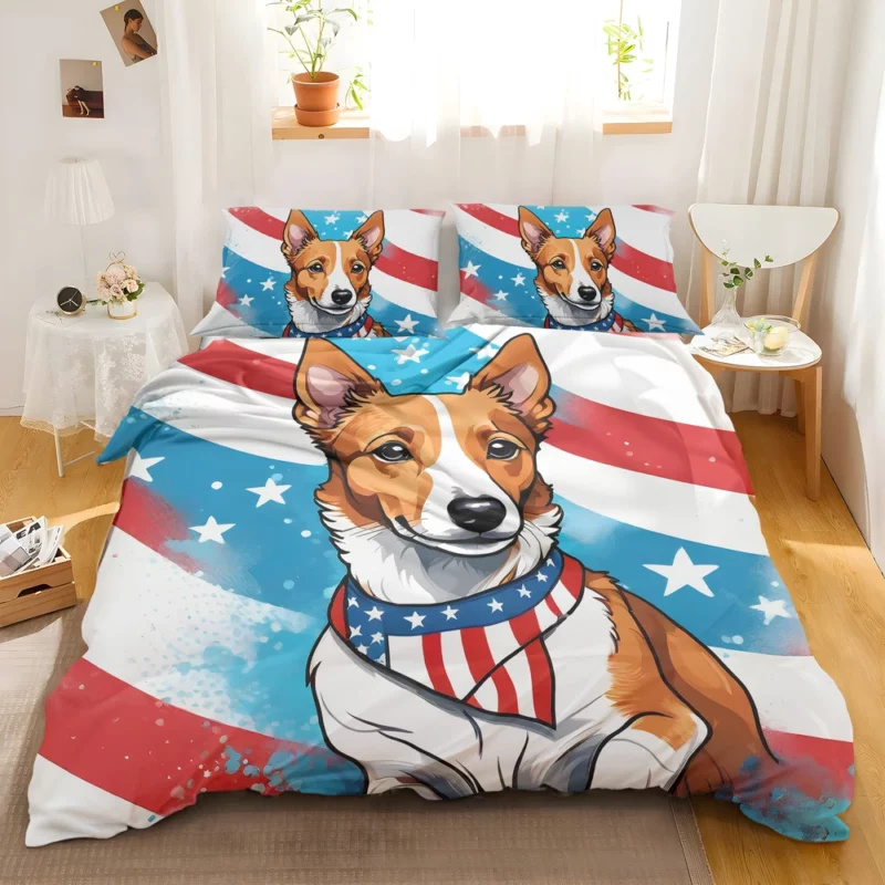 Playful Portuguese Podengo Devoted Dog Companion Bedding Set 2