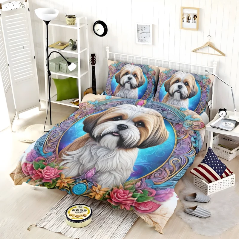 Playful Spirit Teen Lhasa Apso Joy Bedding Set