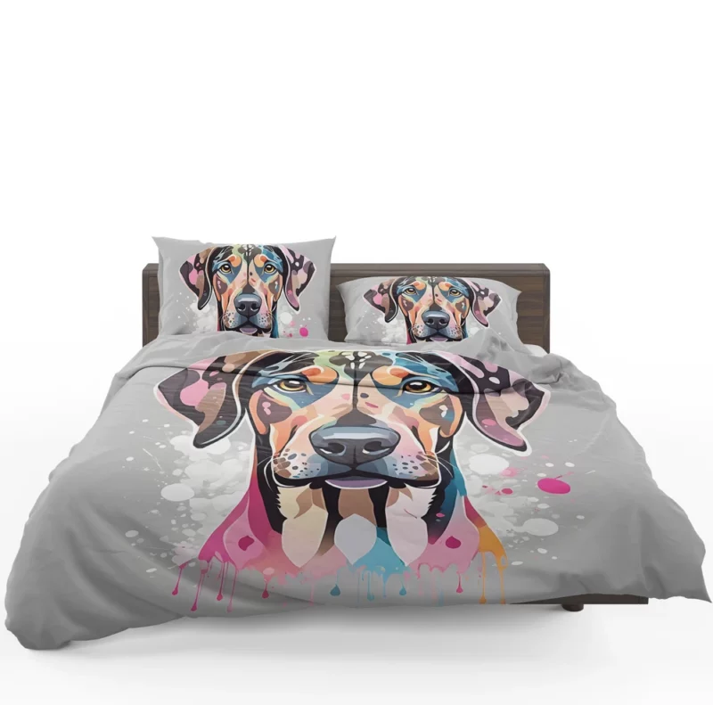 Plott Hound Loyal Hunting Dog Bedding Set 1