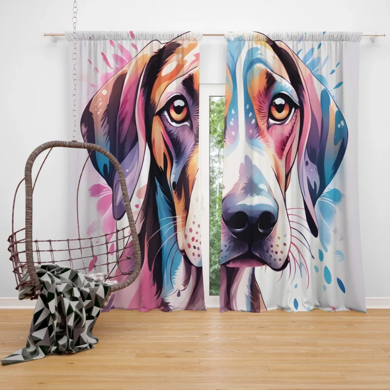 Plott Hound Pal The Perfect Dog Curtain