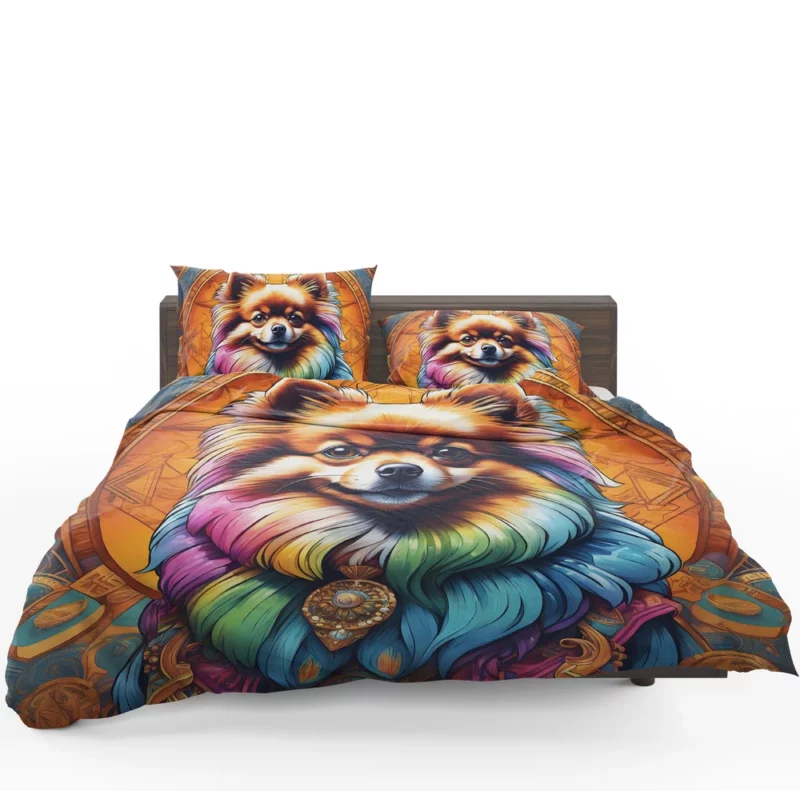 Pomeranian Joy Small Dog Wonder Bedding Set 1