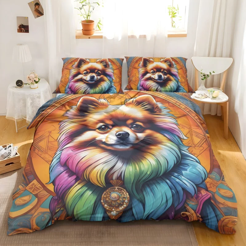 Pomeranian Joy Small Dog Wonder Bedding Set 2