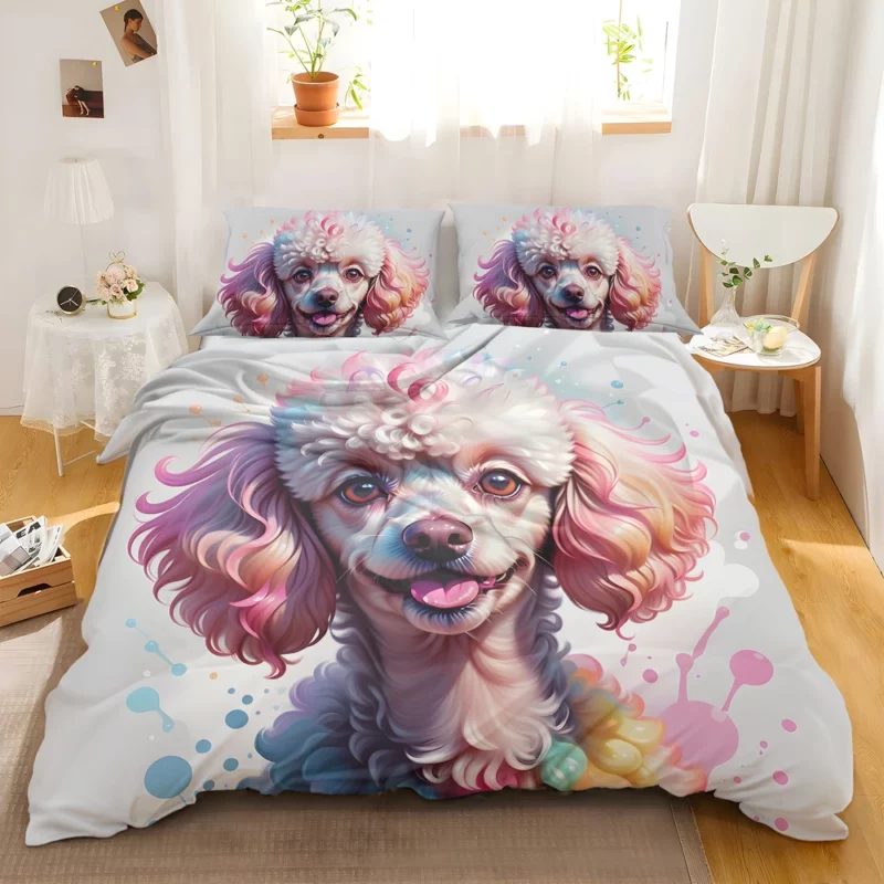 Poodle Elegance Smart Dog Companion Bedding Set 2