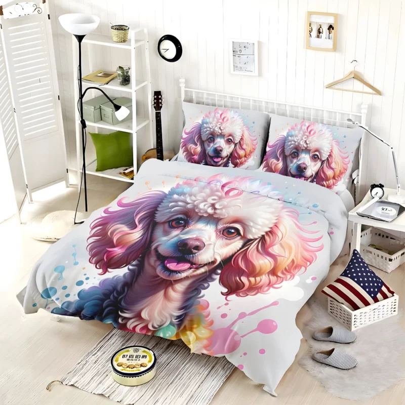 Poodle Elegance Smart Dog Companion Bedding Set