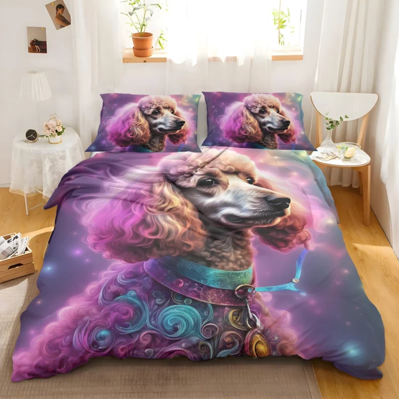 Poodle Elegance Stylish Dog Companion Bedding Set 2