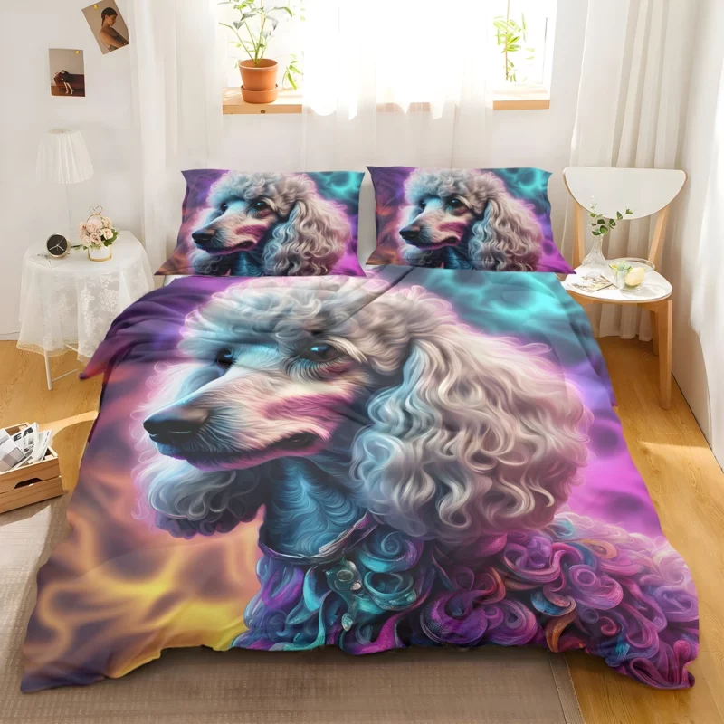 Poodle Intelligence Devoted Dog Bedding Set 2