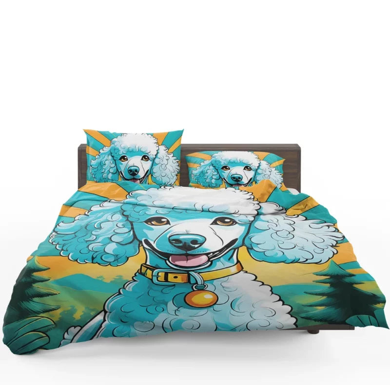 Poodle Wonder Stylish Dog Friend Bedding Set 1