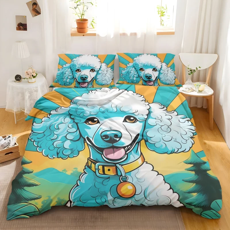 Poodle Wonder Stylish Dog Friend Bedding Set 2