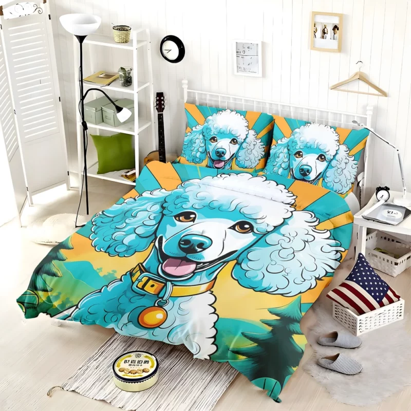 Poodle Wonder Stylish Dog Friend Bedding Set