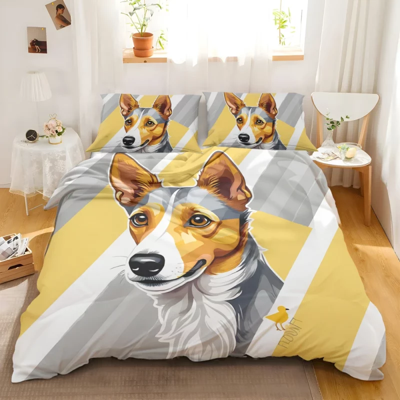 Portuguese Podengo Smart and Agile Bedding Set 2