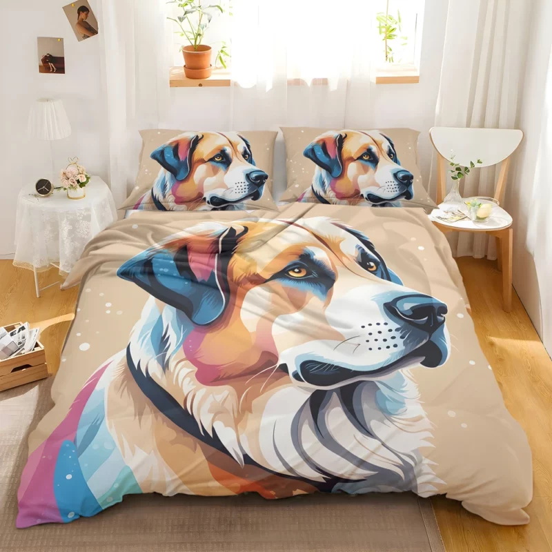 Powerful Anatolian Shepherd Dog Protector Bedding Set 2