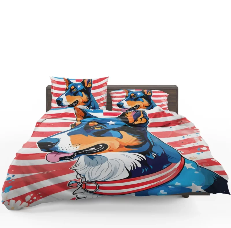 Powerful Beauceron Majesty Dog Guardian Bedding Set 1