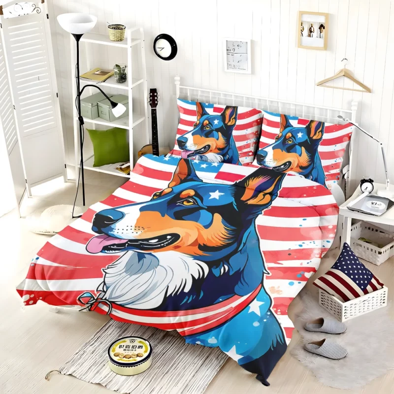 Powerful Beauceron Majesty Dog Guardian Bedding Set