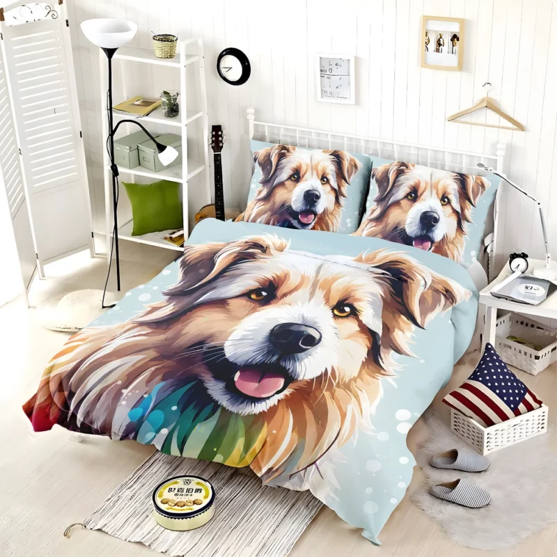 Pyrenean Shepherd Agile Mountain Dog Bedding Set