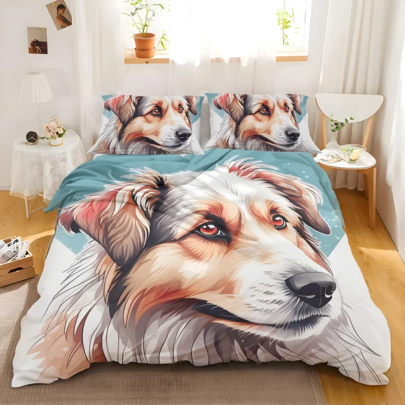 Pyrenean Shepherd Joy The Playful Dog Bedding Set 2