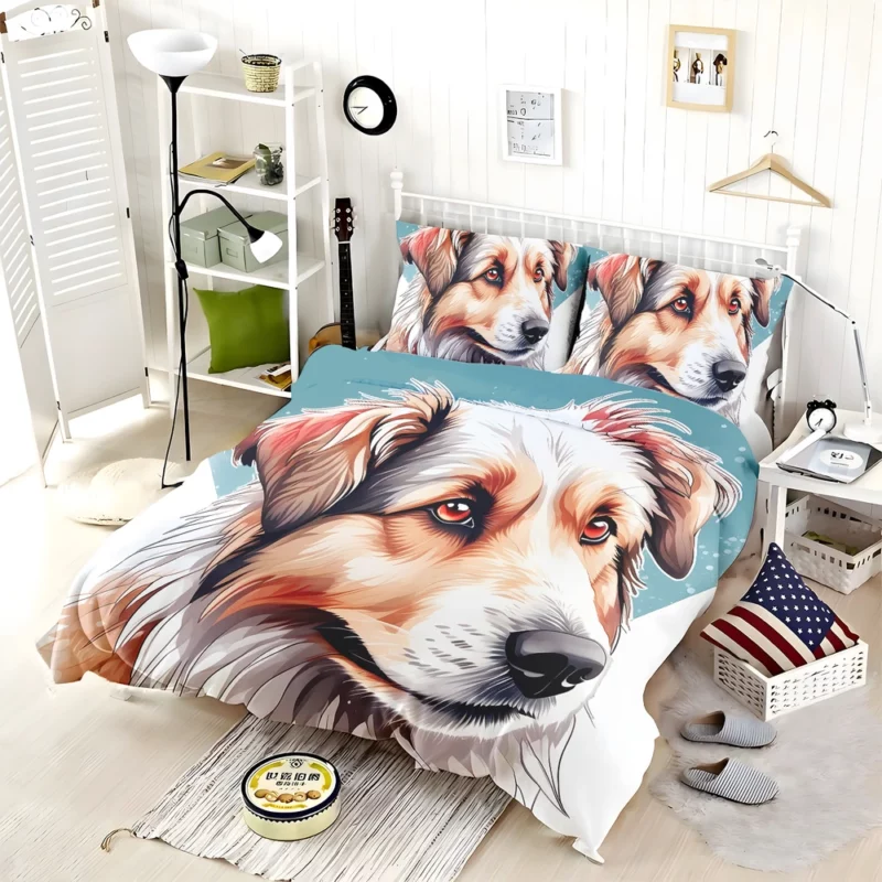 Pyrenean Shepherd Joy The Playful Dog Bedding Set