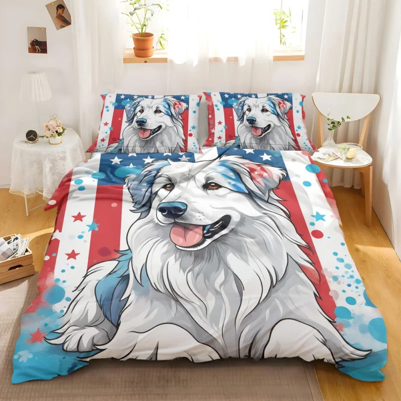 Pyrenean Shepherd Pal Devoted Dog Bedding Set 2