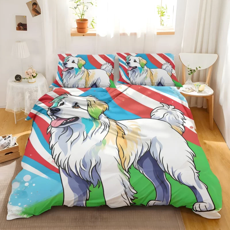 Pyrenean Shepherd Perfection Devoted Dog Bedding Set 2