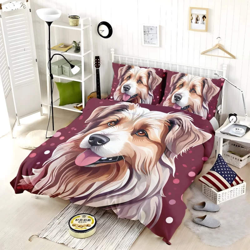 Pyrenean Shepherd Wonder Energetic Dog Breed Bedding Set