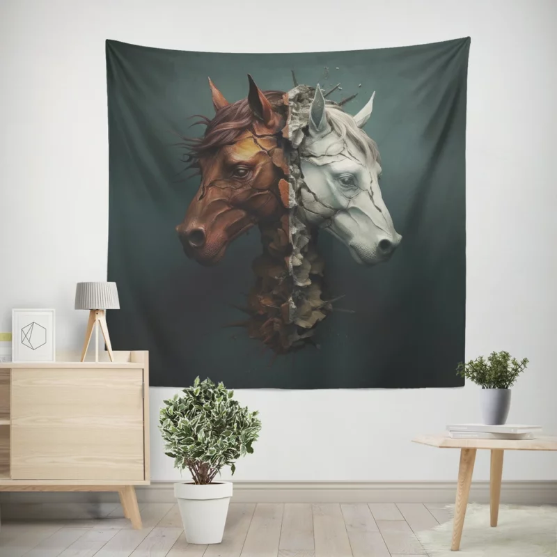 Race Horse Theme Wall Tapestry