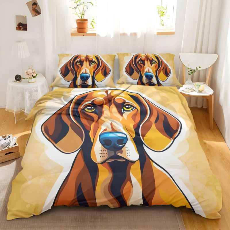 Redbone Coonhound Pal The Perfect Dog Bedding Set 2