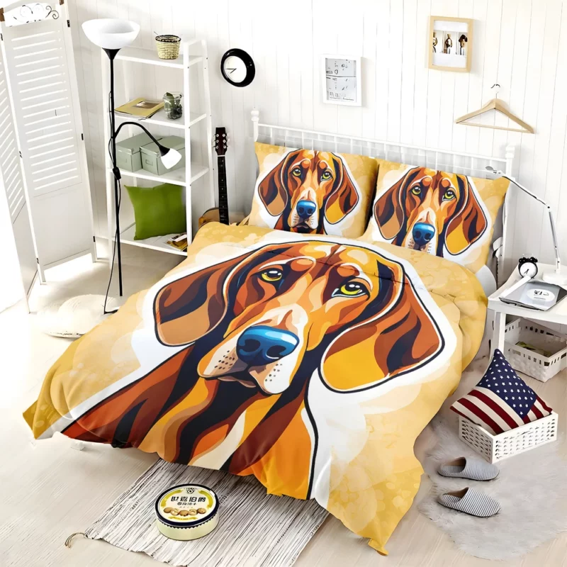 Redbone Coonhound Pal The Perfect Dog Bedding Set