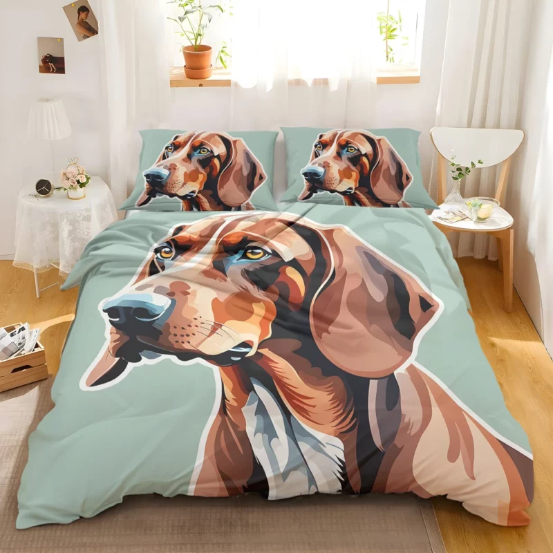 Redbone Coonhound Scent Hound Companion Bedding Set 2