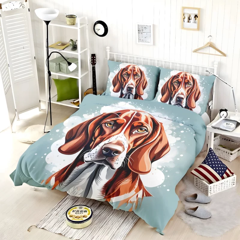 Redbone Coonhound Swift Canine Companion Bedding Set