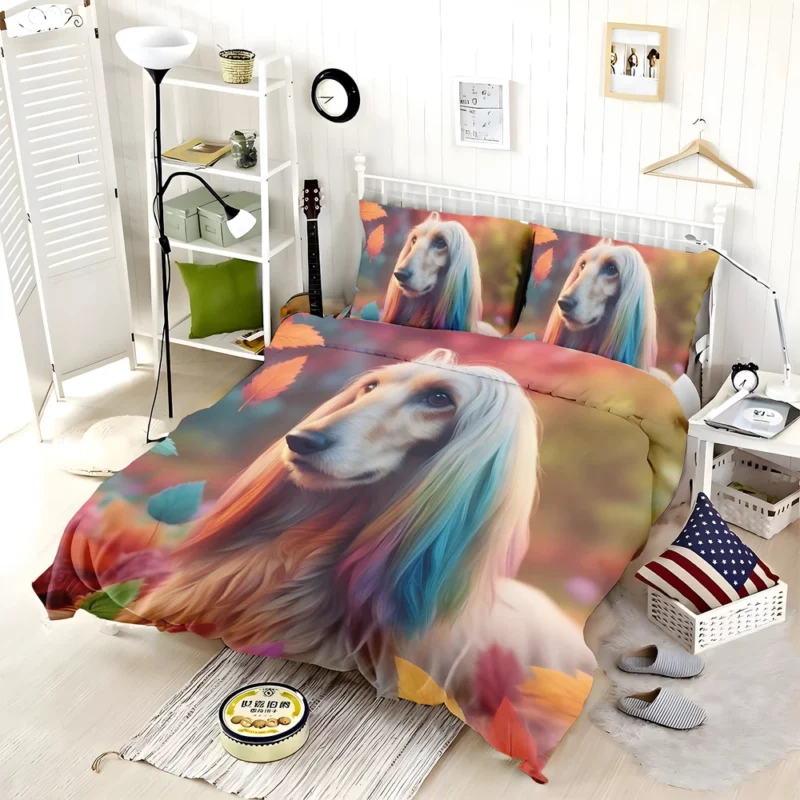 Regal Afghan Hound Dog Royalty Bedding Set