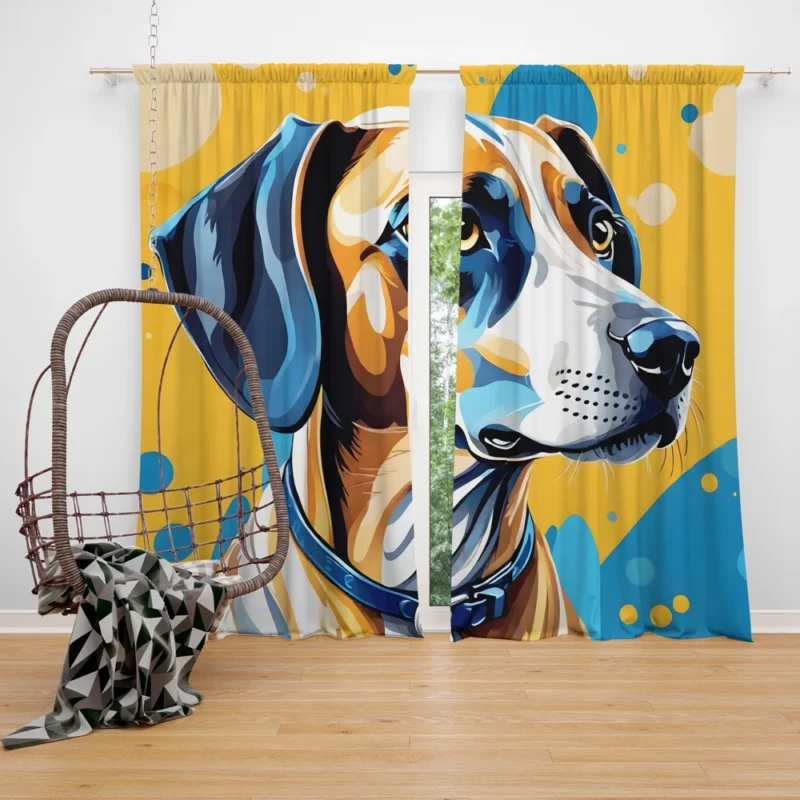 Regal Azawakh Majesty Dog Presence Curtain